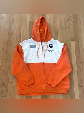 Disney Parks Star Wars X-Wing Pilot Sweatshirt Hoodie Adult XL